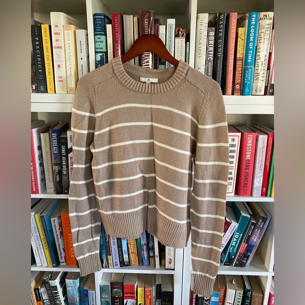 Banana Republic Cotton-Silk Blend Classic Crewneck Sweater